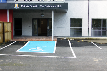 Ennistymon Digital Hub disabled parking space