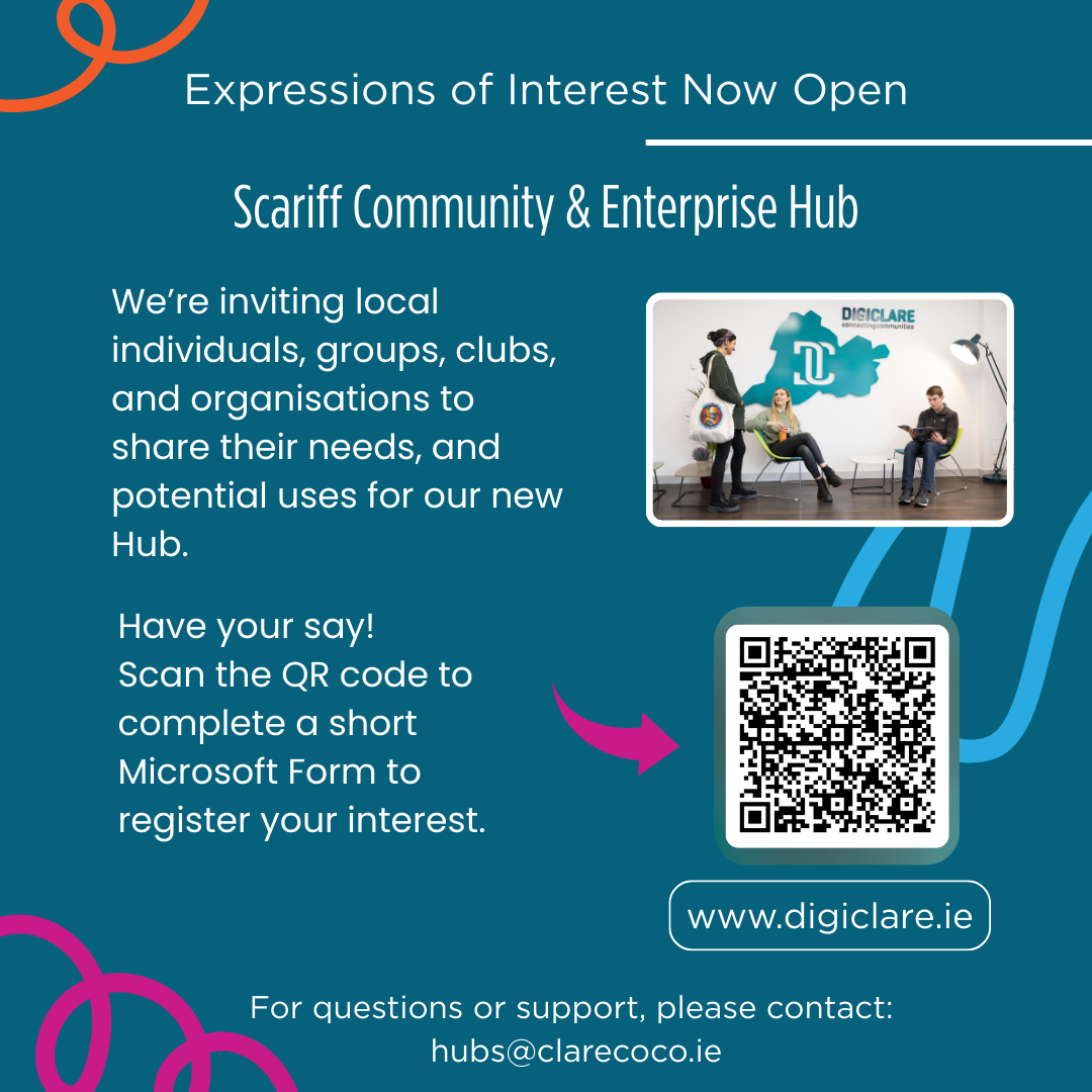 Scariff Community Hub Expressions of Interest Now Open